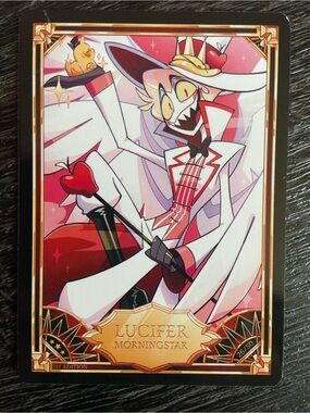 Hazbin Hotel Lucifer Morningstar 26/50 1st Edition Season 1 Trading Card